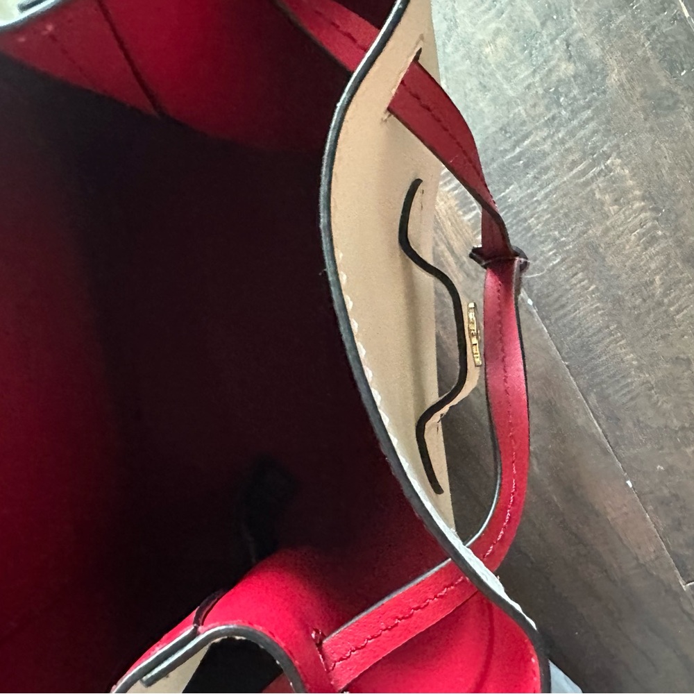 New Lauren Ralph Lauren Dryden Leather Backpack - Picture 7 of 7